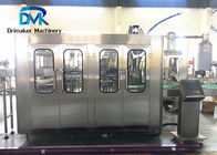 Mesin Pembotolan Soda Plastik 8000 BPH Dengan Kontrol PLC Didorong Listrik