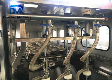 Mesin Pengisian 5 Galon Sepenuhnya Otomatis Listrik Didorong Kontrol PLC 450 BPH