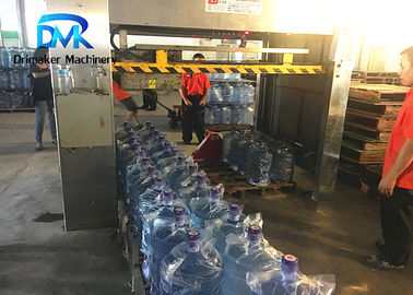 Mesin Palletizing Otomatis untuk 5 Galon Barrel Water Palletizer Air Botol Besar